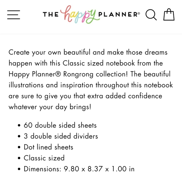 MAMBI Happy Planner Rongrong Notebook Bundle - Picture 14 of 16